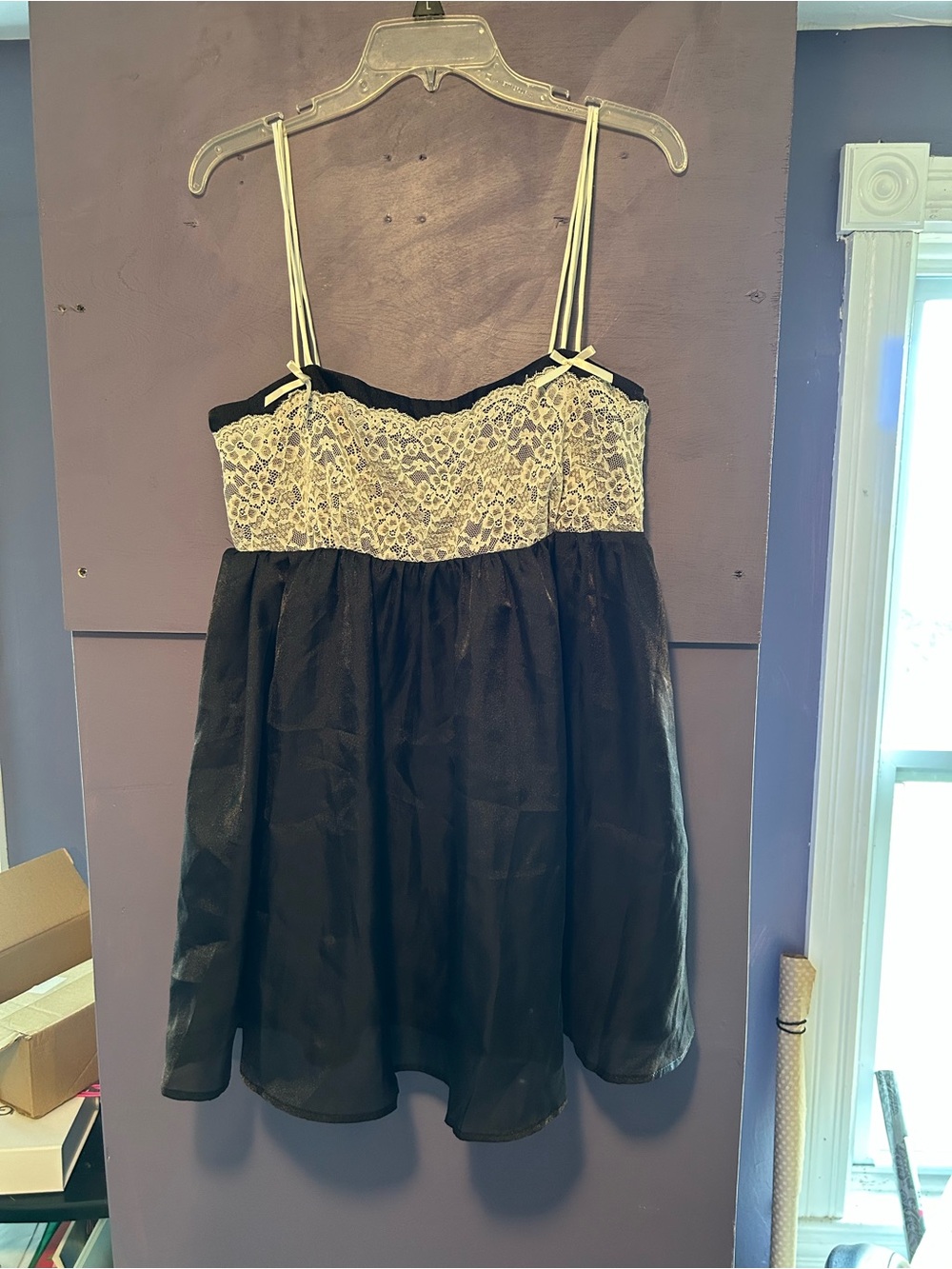Dolls kill Sugar Thrillz broad way nights black lace dress large